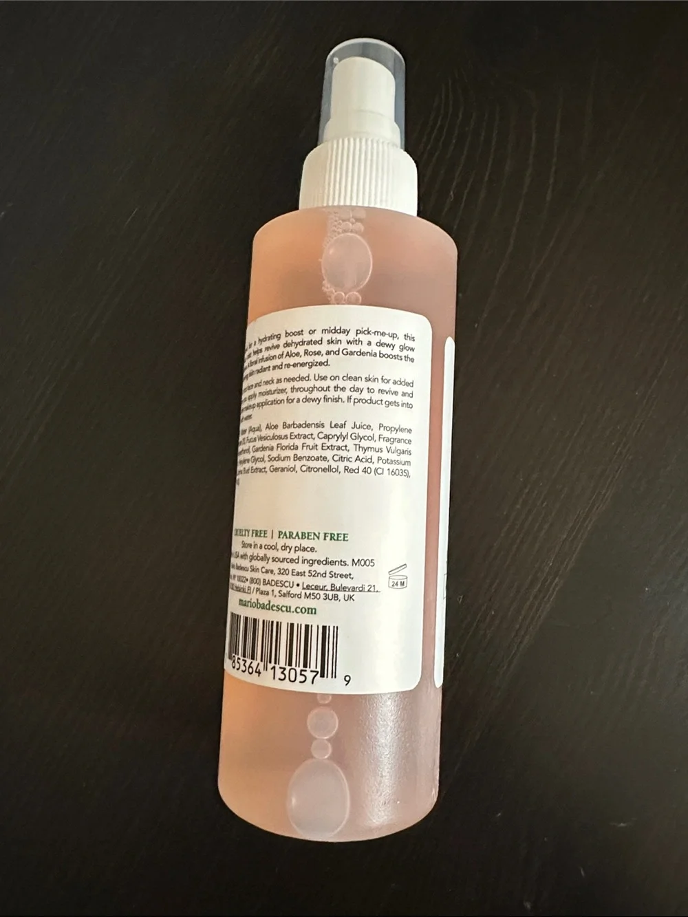 Mario Badescu hydrating facial